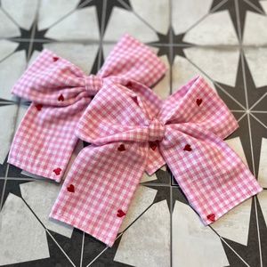 Pink Sweetheart Hair Bows